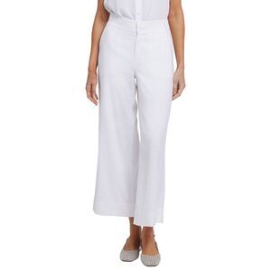 Nydj Womens  Waverly White Trouser Jean, White